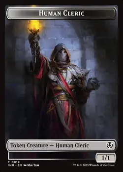 Human Cleric // Demon FOIL - MTG Token Innistrad Remastered Tokens INR #19 - Image 1