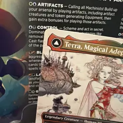 MTG - Terra, Magical Adept Borderless full art Final Fantasy non foil M0323 - Image 2