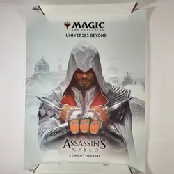 (New Foil) Assassins Creed Promo Poster: Magic the Gathering MTG 18x24 - Image 1