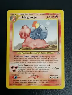 Pokemon Card Magcargo 33/64 Neo Revelation Uncommon WOTC - Image 1