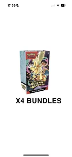 Pokemon TCG: Mega Evolution - Ascended Heroes Booster Bundle (6 Packs Each) x 4 - Image 1