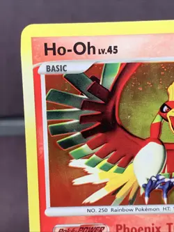 Pokemon TCG Ho-Oh 10/132 Secret Wonders Holo Rare 2007 Swirl - Image 2