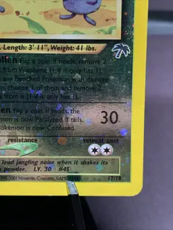 Pokemon TCG Vileplume 17/18 Southern Islands Holo Rare WOTC VTG 2001 Swirl - Image 4