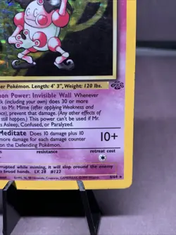Pokemon TCG 1st Edition Mr. Mime 6/64 Jungle Holo Rare VTG 1999 WOTC - Image 4