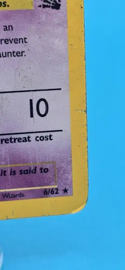 Pokemon Haunter Card 1999 Fossil Set Holo Trading Card Game - Image 4