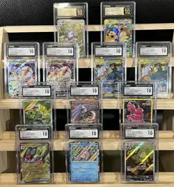 🔥Pokemon TCG Card Bundle 12 Slabs Lot - 2 Pritine Holo & 10 CGC Gem Mint 10 🔥 - Image 2