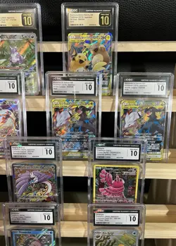 🔥Pokemon TCG Card Bundle 12 Slabs Lot - 2 Pritine Holo & 10 CGC Gem Mint 10 🔥 - Image 4