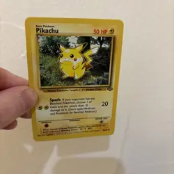 Pokemon TCG Pikachu 1st Edition Jungle 60/64 Regular 50 HP Card Stock - Image 5