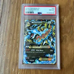 2014 Pokemon XY Flashfire #69 M Charizard EX PSA 8 - Image 1