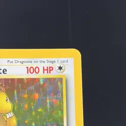 Pokemon TCG Dragonite 4/62 Fossil Set Holo Rare WOTC VTG 1999 NM/LP+ - Image 3