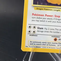 Pokemon TCG Dragonite 4/62 Fossil Set Holo Rare WOTC VTG 1999 NM/LP+ - Image 5