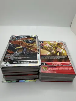 Digimon TCG various Cards Job Lot 180+ Cards - Image 3