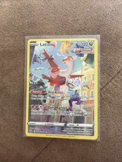 Pokemon Latias TCG Card Crown Zenith Galarian Gallery GG20/GG70 - Image 1