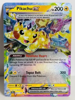 Pikachu ex (057/191) [Scarlet & Violet: Surging Sparks] Pokemon Card - Image 1