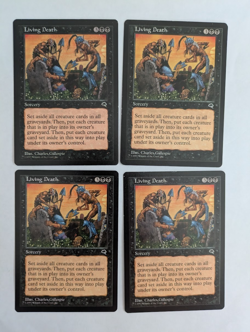 4 living Death Tempest MTG Exc Free shipping with tracking - Image 1
