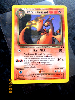 Dark Charizard 21/82 Non-Holo Rare Team Rocket Vintage Card WOTC Pokemon card 22 - Image 1