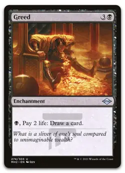 Greed #274 (NM) Modern Horizons 2 MH2 Magic MTG - Image 1