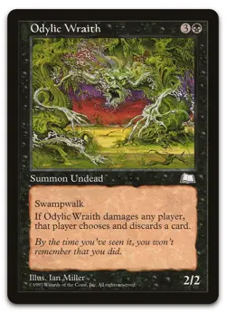 Odylic Wraith (LP) Weatherlight WTH Magic MTG - Image 1