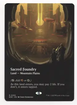 MTG Sacred Foundry (Borderless) #282 Edge of Eternities Regular - Image 1