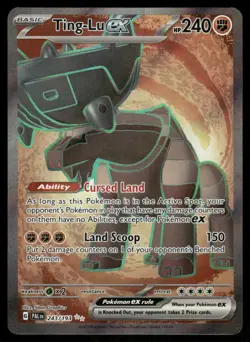 Pokemon Cards Ting-Lu ex 243/193 Paldea Evolved Ultra Rare NM *2 - Image 1