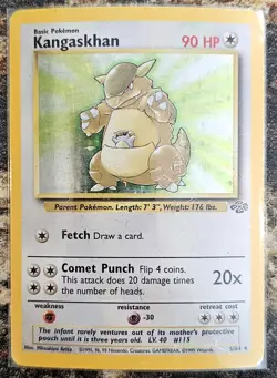 Pokemon 1999 Jungle Kangaskhan 5 Holo MP - Image 1