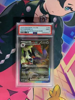 2025 Pokemon JTG – N’s Zoroark ex (Special Illustration Rare) #185 – PSA 9 MINT - Image 1