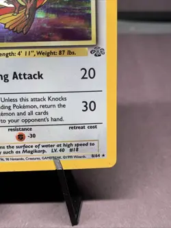 Pokemon TCG 1st Edition Pidgeot 08/64 Jungle Holo Rare WOTC VTG 1999 - Image 4