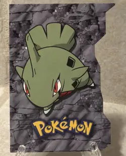 MINT Topps 2001 Pokemon Johto League Champions Larvitar Die Cut #16 - Image 1