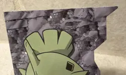 MINT Topps 2001 Pokemon Johto League Champions Larvitar Die Cut #16 - Image 2