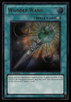 Yugioh Wonder Wand GENF-EN045 1st Edition Ultimate Rare NM - Image 1