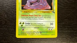 POKEMON TCG - ENGLISH FOSSIL SET MUK 13/62 HOLO RARE CARD LP MP - Image 3