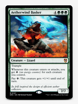 Aetherwind Basker [Commander: Aetherdrift] MTG Magic NM/M 🌳 - Image 1