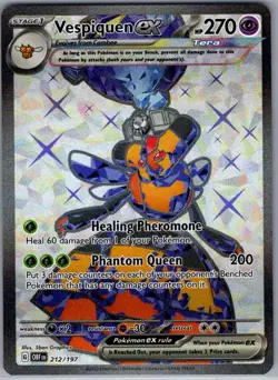 Vespiquen ex 212/197 SV03: Obsidian Flames - Pokemon Card - NM - Image 1