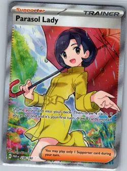 Parasol Lady 238/182 SV04: Paradox Rift - Pokemon Card - NM - Image 1