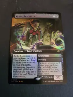 MTG: Secrets of Strixhaven - Grave Researcher (Extended Art Foil) R 0325 - Image 1