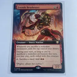 MTG Edge of Eternities - Evendo Brushrazor(Extended Art) - Rare - 0030 NM - Image 1