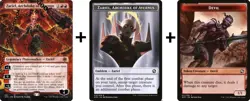 Zariel, Archduke of Avernus * Borderless * + Tokens - Forgotten Realms - NM MTG - Image 1