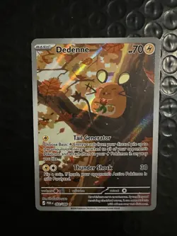 Pokemon TCG Dedenne IR 093/088 Paradox Rift NM Illustration Rare - Image 3