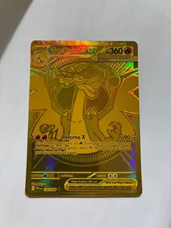 Pokemon TCG - Mega Charizard X ex Gold Hyper Rare 130/094 Phantasmal Flames #130 - Image 3
