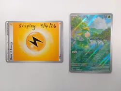 Deerling 091/086 IR White Flare Holo Near Mint Pokemon Card - Image 1