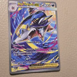 Mega Sharpedo ex 127/094 Special Illustration SIR Pokemon Phantasmal Flames MINT - Image 1