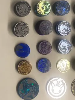 Pokemon TCG Flipping Coins Bundle Joblot Bulk Regular & Jumbo Size (291 Coins) - Image 3