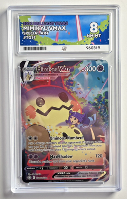 Pokemon TCG - Mimikyu VMAX Brilliant Stars TG17/TG30 Graded Ace 8 NM-MT - Image 4