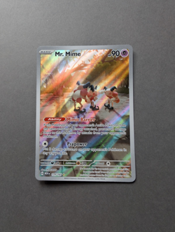 Mr Mime 179/165 Pokemon TCG 151 Illustration Holo Rare English - Image 1