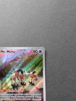 Mr Mime 179/165 Pokemon TCG 151 Illustration Holo Rare English - Image 3