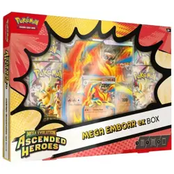 Pokemon TCG: Mega Evolution Ascended Heroes - Mega Emboar Ex Box - In Hand UK - Image 3