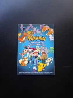 1999 Topps Pokemon First Movie 1st Edition Check List - NM - Image 1