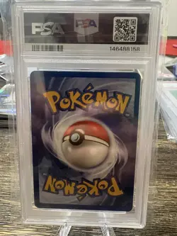 1999 Pokemon Wizards Black Star Promos Meowth #10 PSA 8 - Image 2