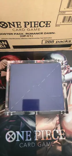 One Piece TCG OP-01 BLUE BOTTOM Romance Dawn Booster Box with Display Case - Image 3