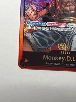 Monkey.D.Luffy ST01-001 One Piece Starter Deck 1 Straw Hat Crew - Image 4